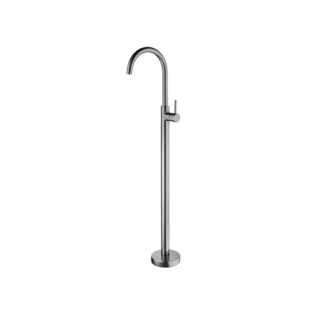 Nero Dolce Floormount Mixer - Gun Metal Grey