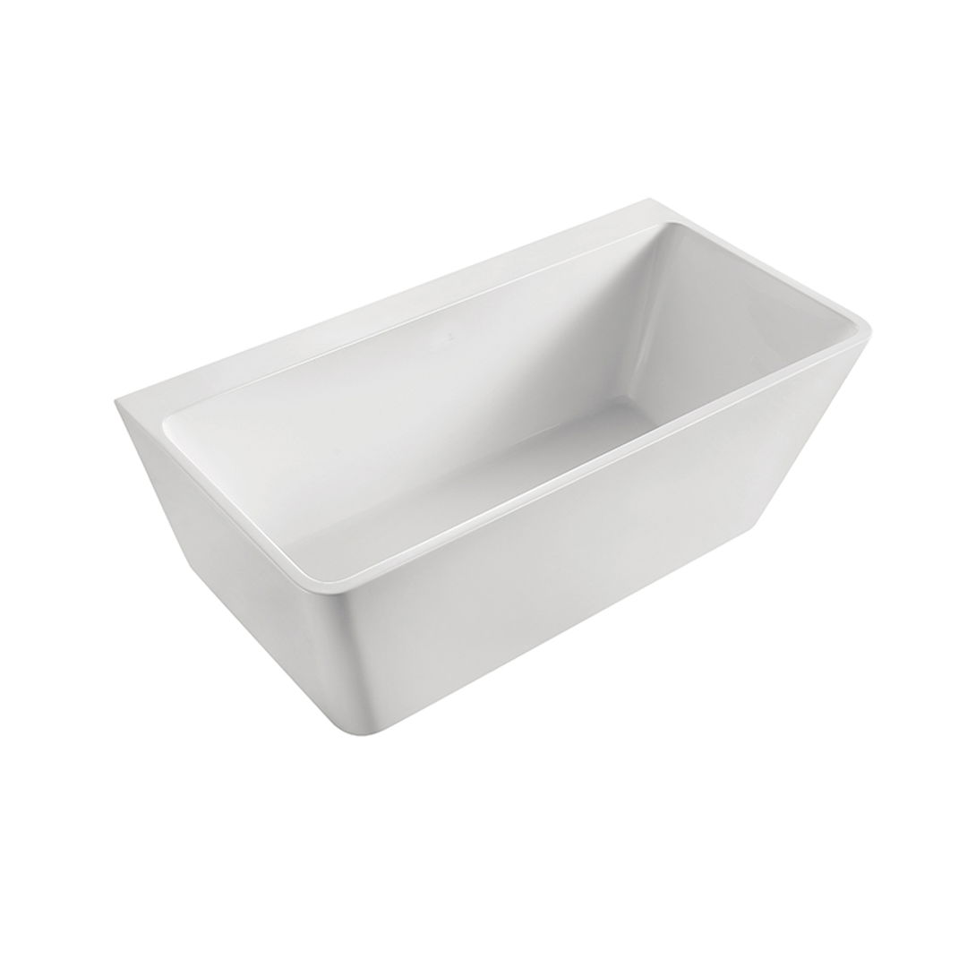 Bnk Naga Virgana Freestanding Bath Gloss White 1500mm