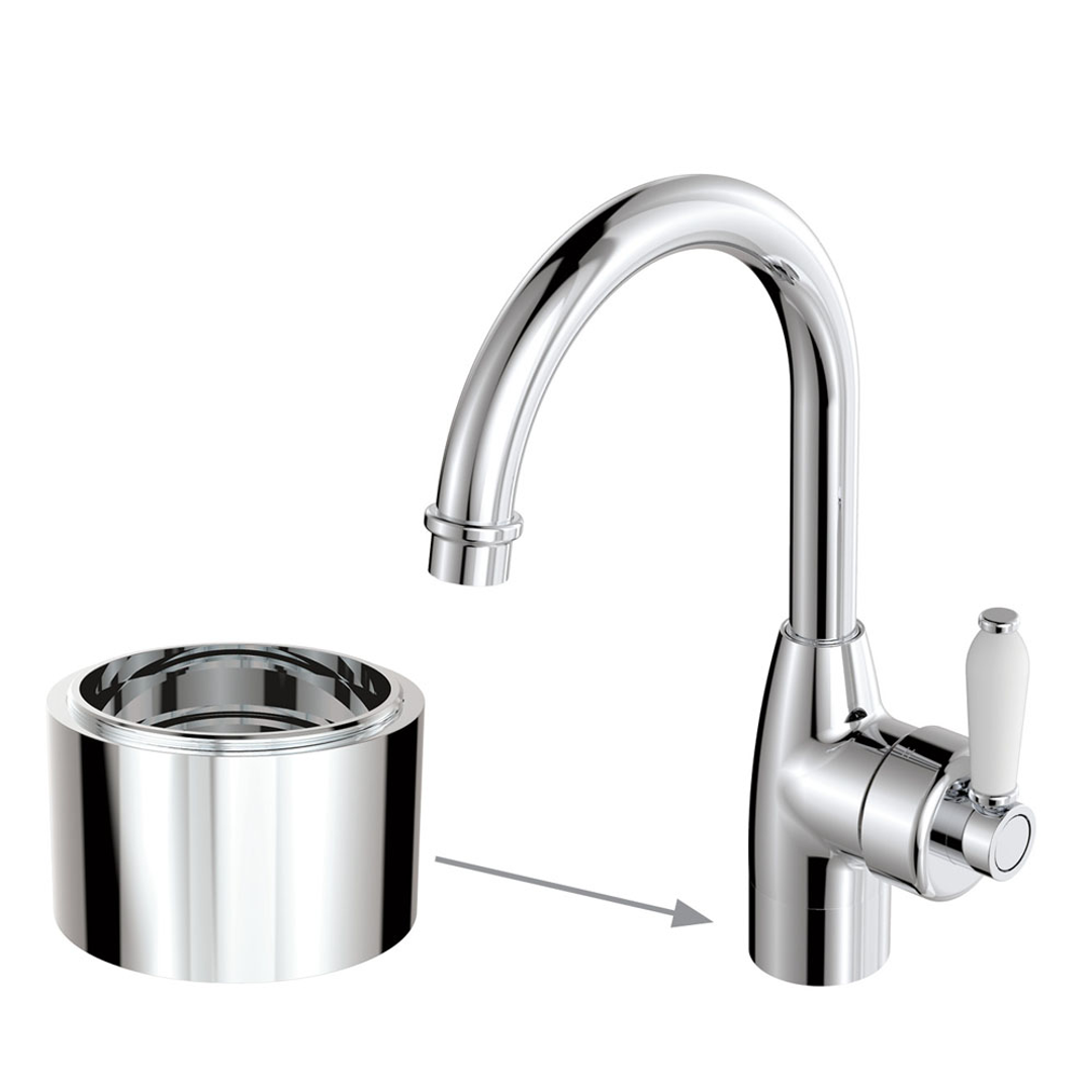 Fienza Eleanor 30Mm Base Riser For Basin Mixers - Chrome