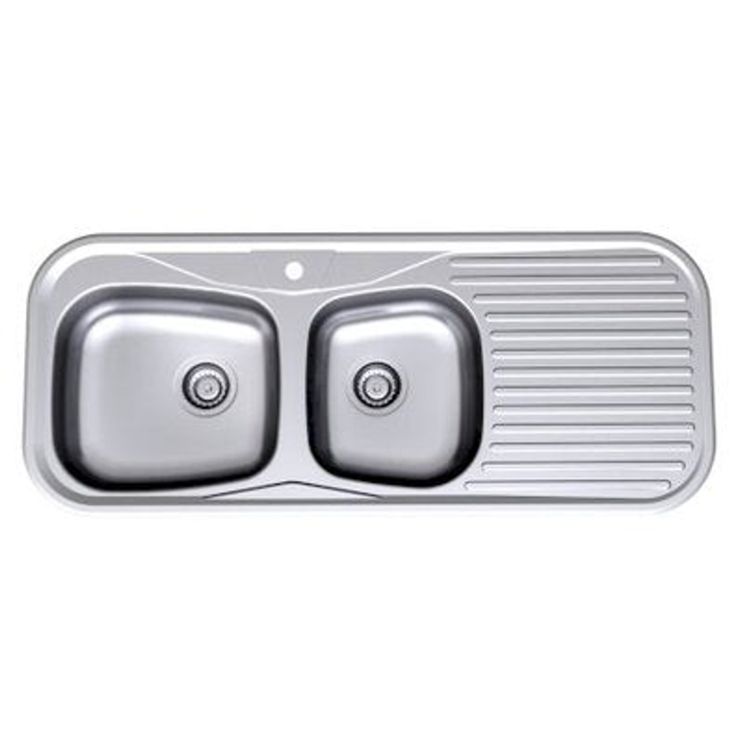 Stylus Radiant 1200mm 1.75 Flushline Sink R175.3 3 Tap Hole Right Hand