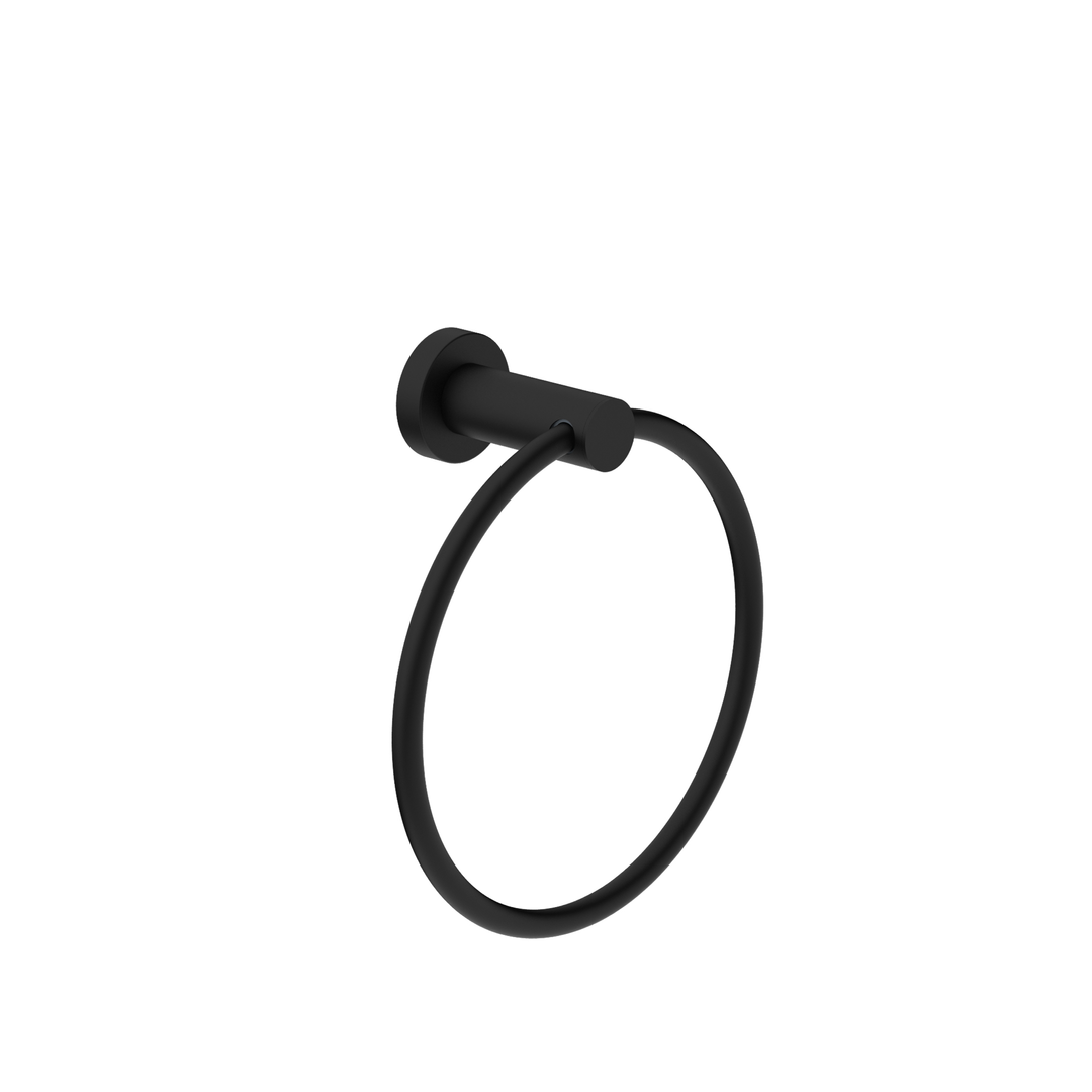 Nero Classic Hand Towel Ring Matte Black