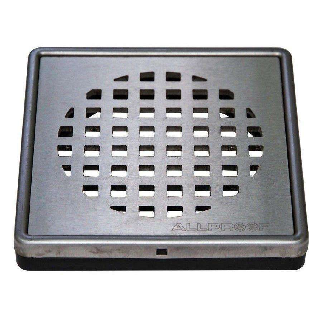 Allproof Elegance 100mm Cyclone S/S 1 Globe Floor Grate