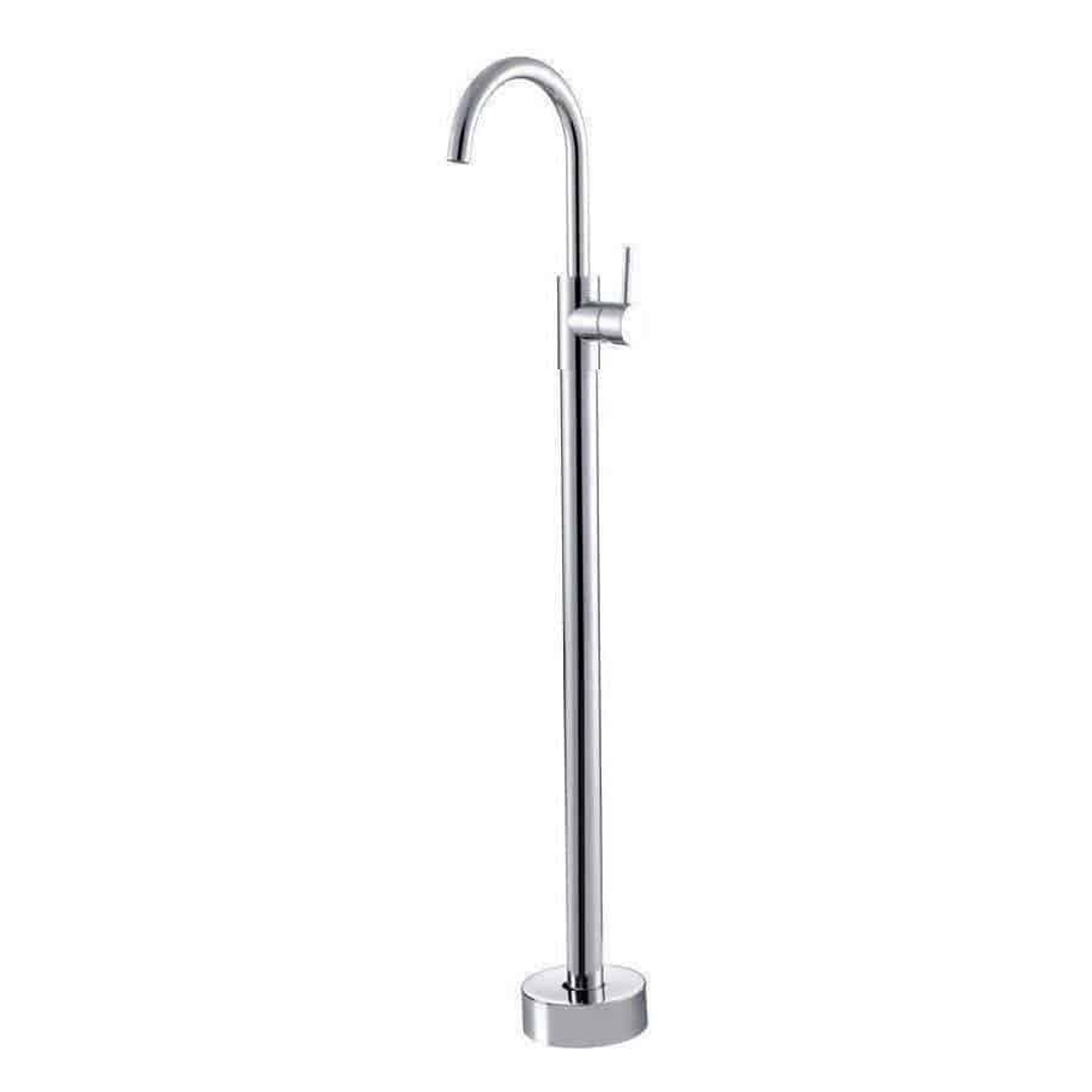Fienza Isabella Floor Standing Bath Filler Inc Mixer Chrome