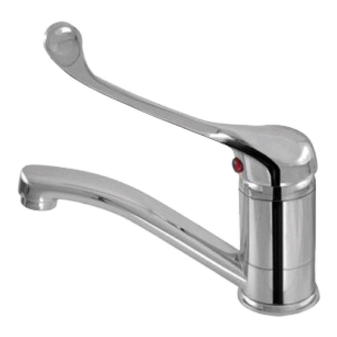 Stella Care Swivel Basin Mixer With Rubber Lined Flexi-Hose