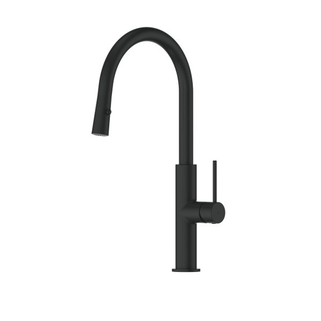 Greens Maci Pull Down Sink Mixer Matte Black