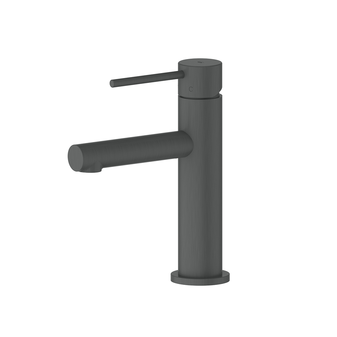 Greens Maci Basin Mixer Pvd Gun Metal