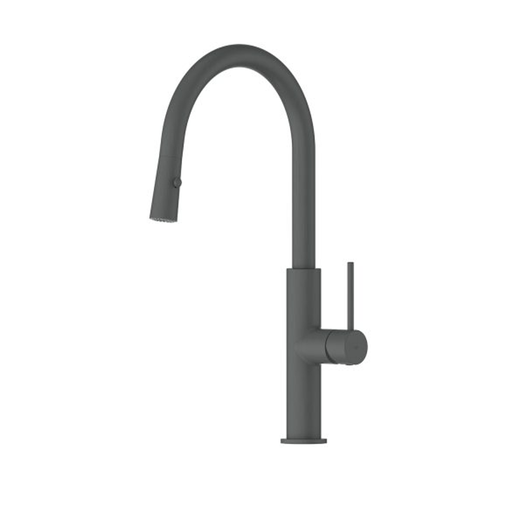 Greens Maci Pull Down Sink Mixer Gunmetal