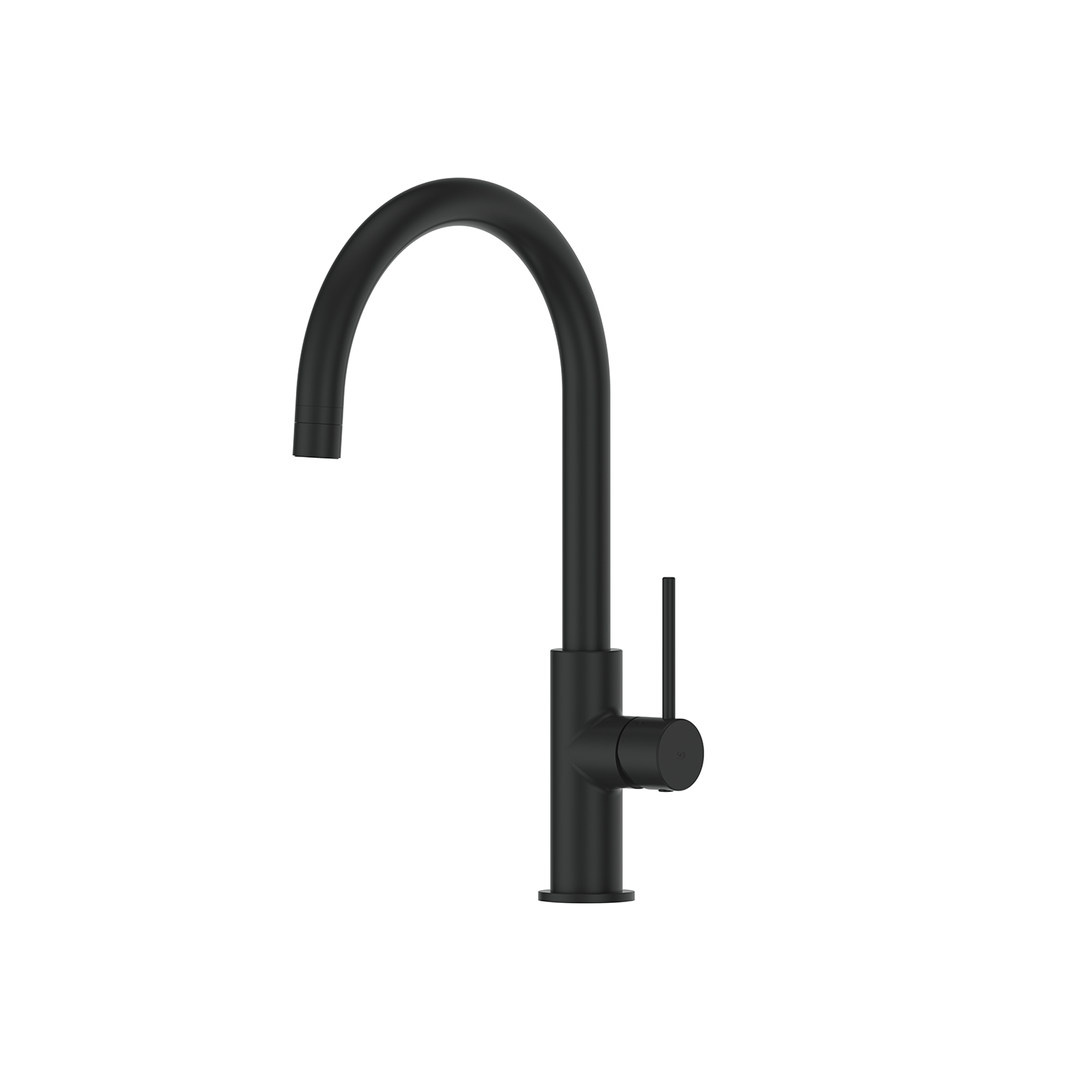 Greens Maci Gooseneck Sink Mixer Gunmetal
