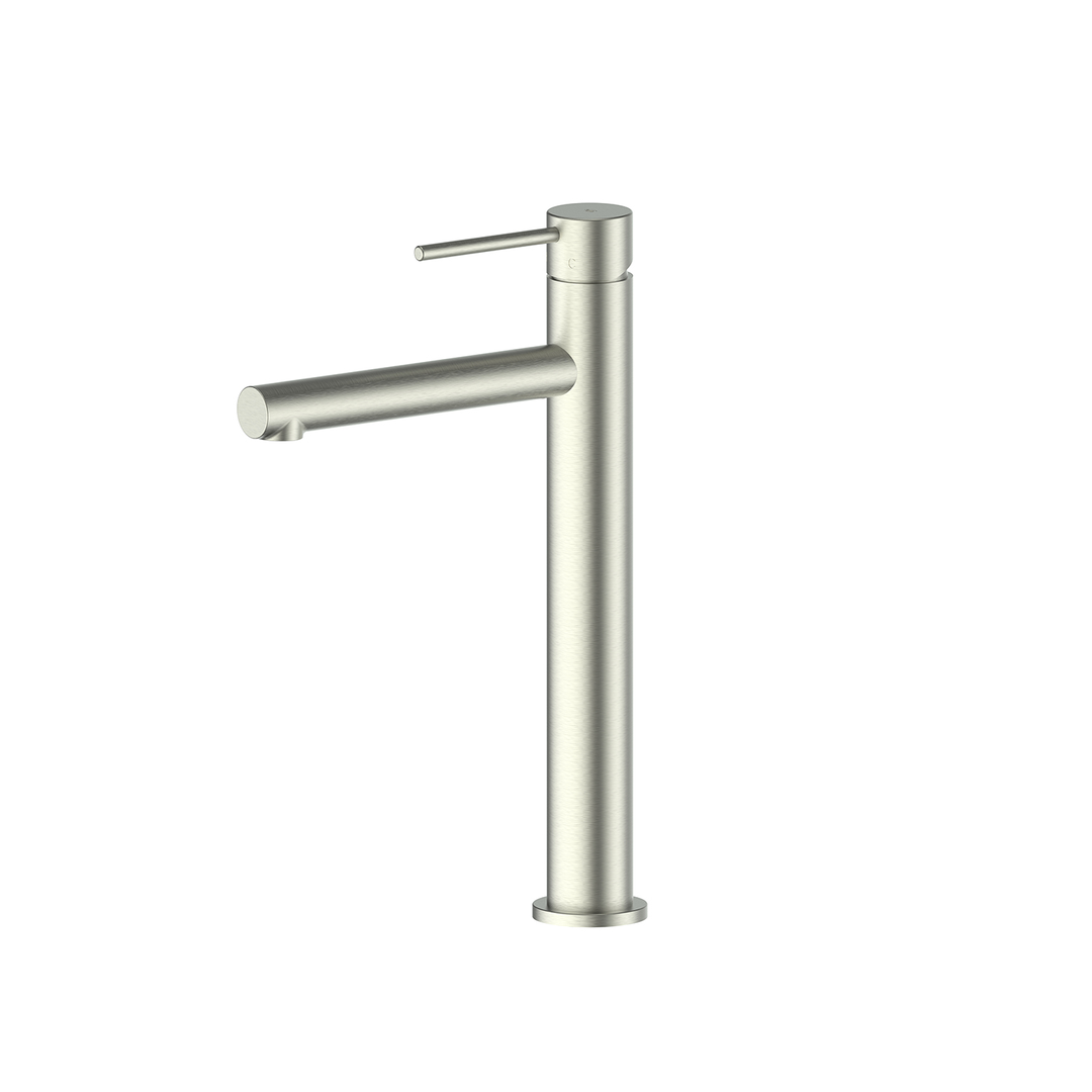 Greens Maci Tower Basin Mixer Brushed Nickel
