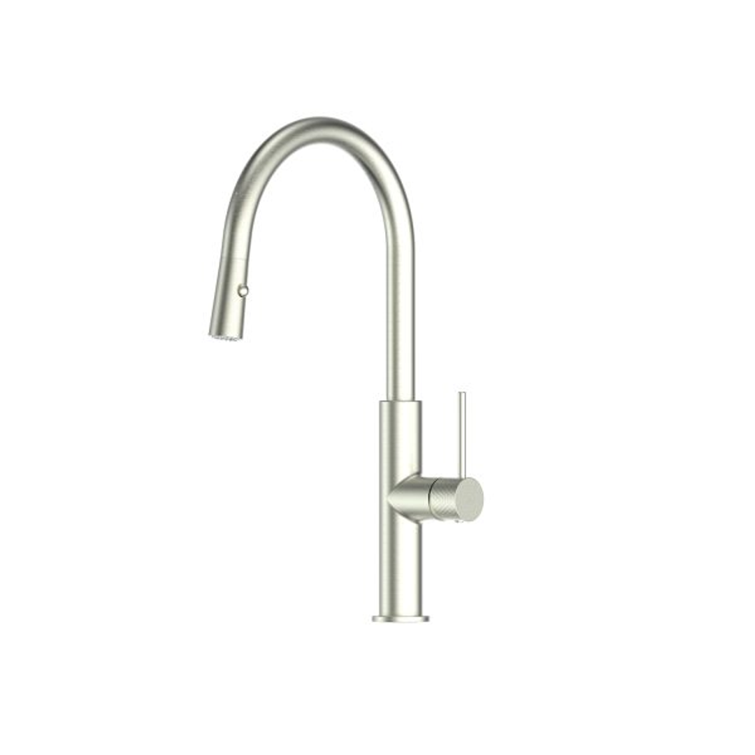 Greens Mika Pull Down Sink Mixer Brushed Nickel