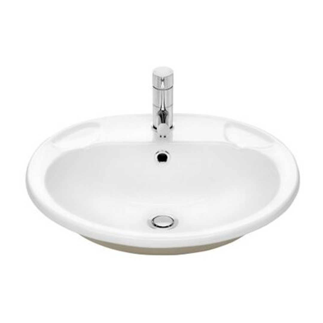 Stylus Symphony Vanity Basin 3 Tap Hole White Cm3235W