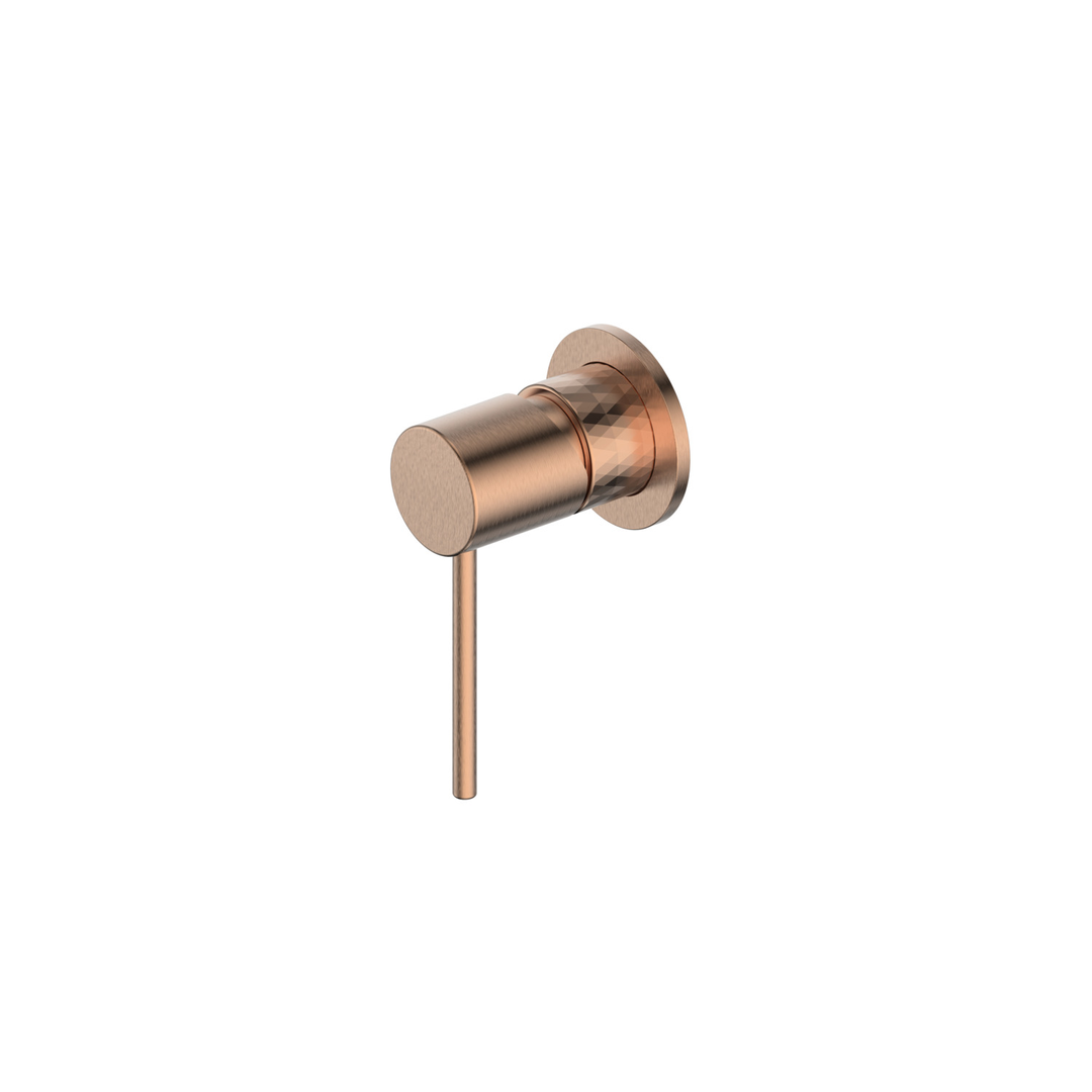 Greens Tesora Shower Trim Set Brushed Copper