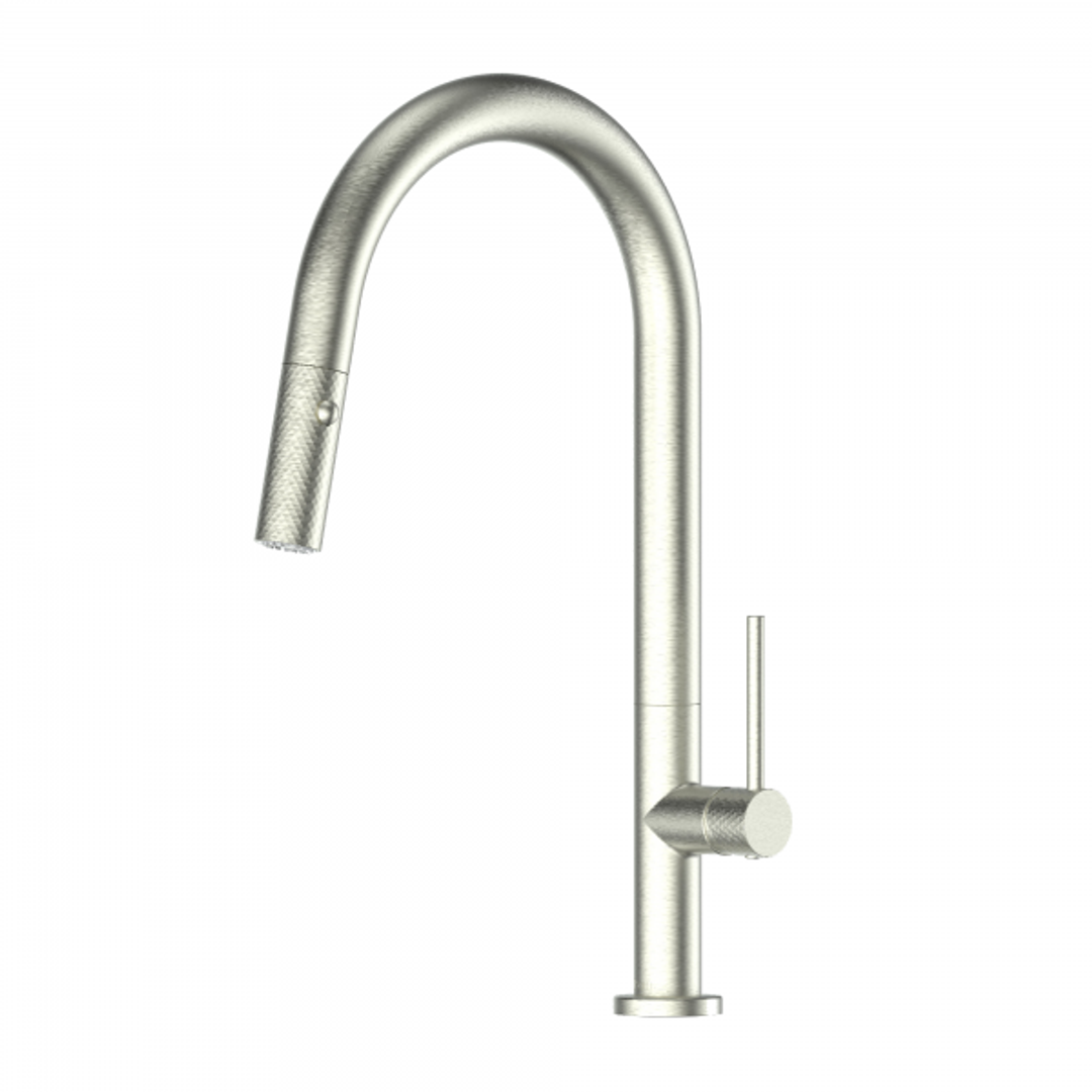 Greens Tesora Pulldown Sink Mixer Brushed Nickel