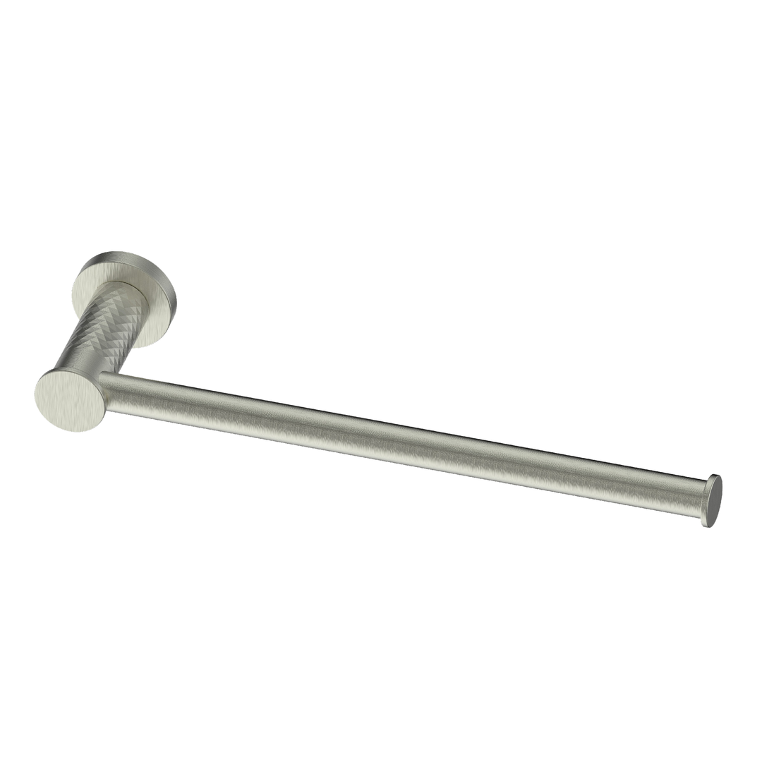 Greens Reflect Hand Towel Holder Brushed Nickel