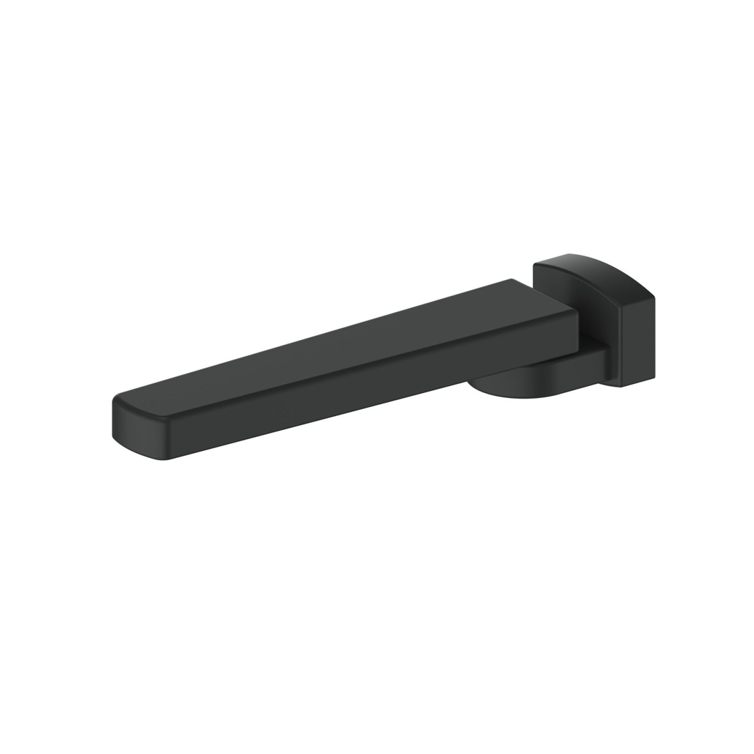 Greens Square Swivel Bath Spout Matte Black Swivel Spout