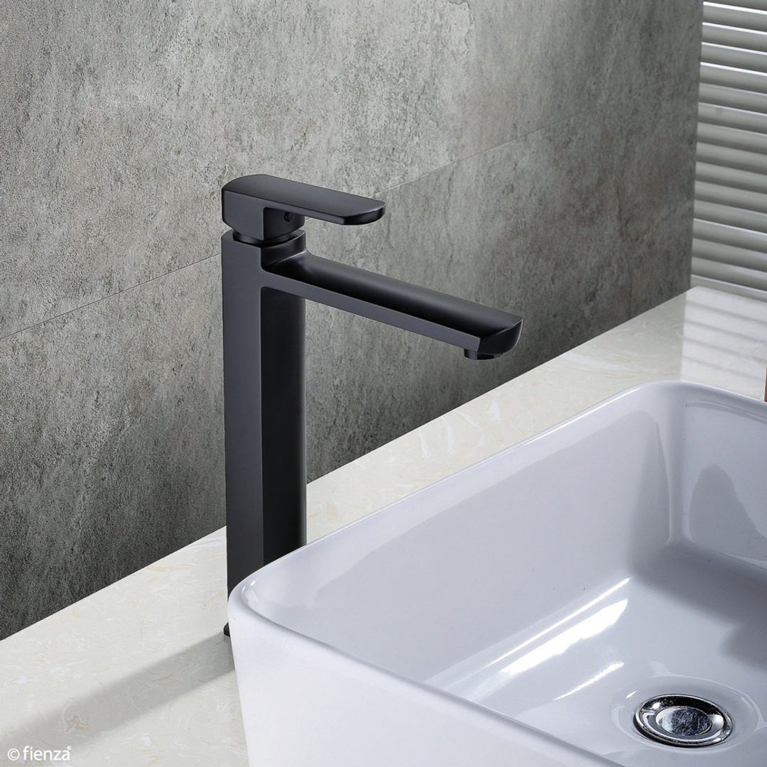 Fienza Koko Tall Basin Mixer Matte Black