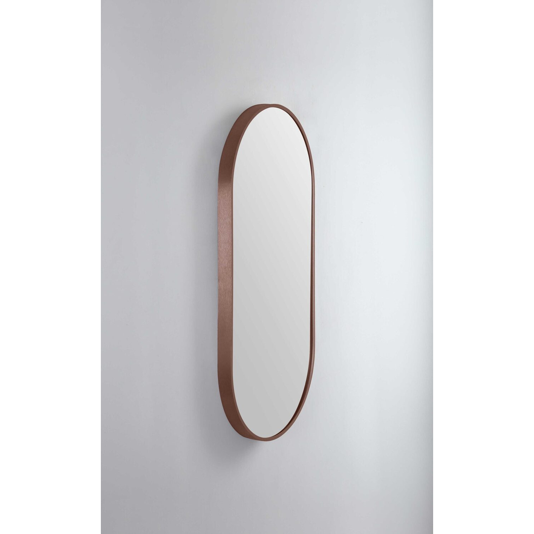 Remer Modern Oblong 460X910 With Cuban Bronze Framed Mirror