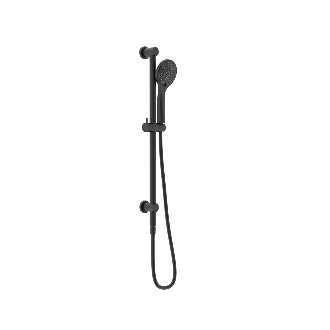Nero Mecca Rail Shower With Air Shower - Matt Black