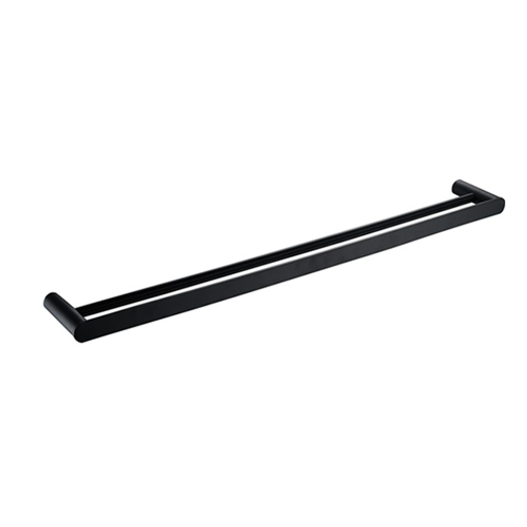 Otti Vetto Double Towel Rail 600Mm Matte Black