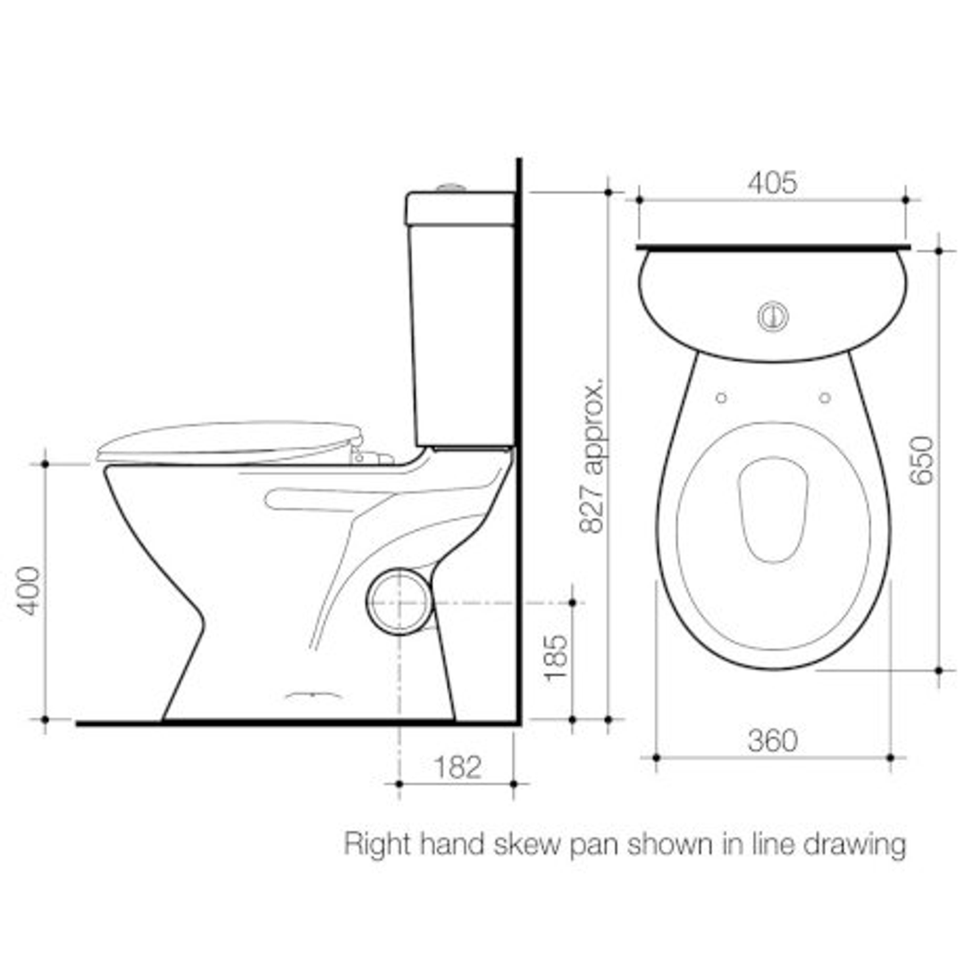 Profile Skew Cc Lh Suite Sc By Caroma(Caroma P#:977770Sc)
