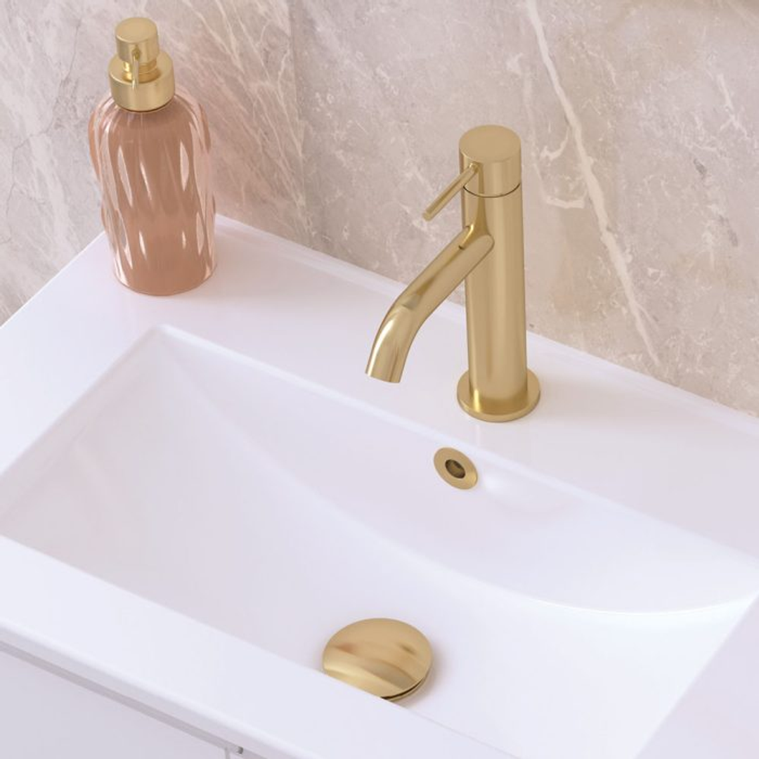 Fienza Kaya Basin Mixer - Urban Brass