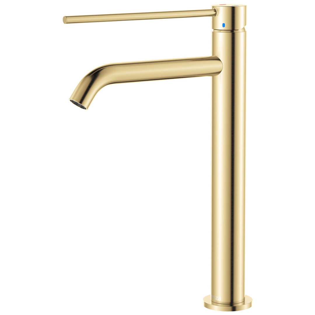 Fienza Kaya Care Tall Basin Mixer Urban Brass Lf Sus304