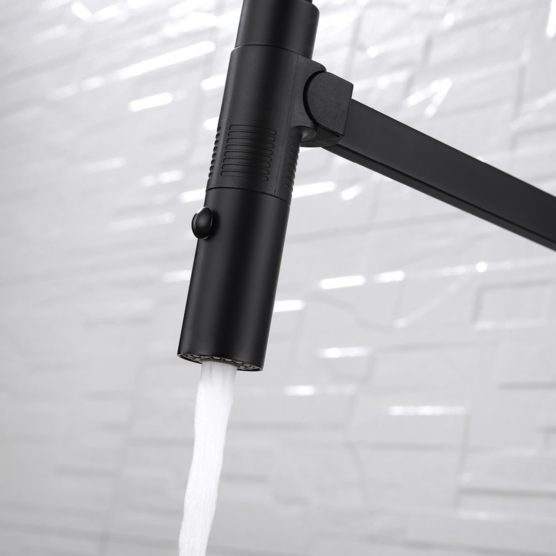 Fienza Kaya Pull Down Sink Mixer Gun Metal Lf Sus304