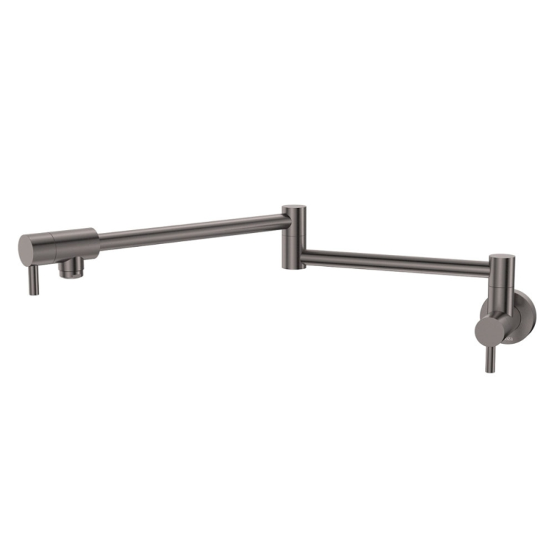 Fienza Kaya Pot Filler Wall Mixer Gun Metal Lf Sus304