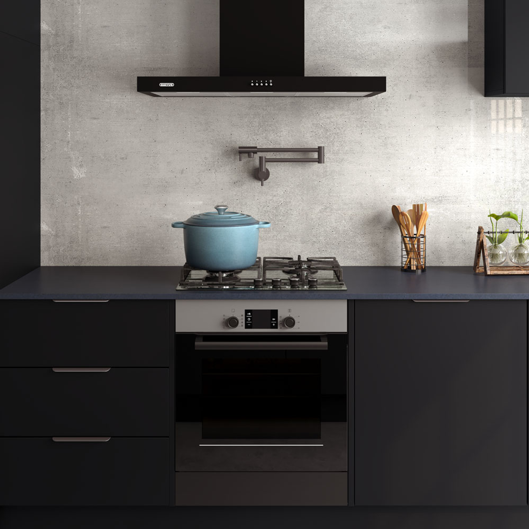 Fienza Kaya Pot Filler Wall Mixer Gun Metal Lf Sus304