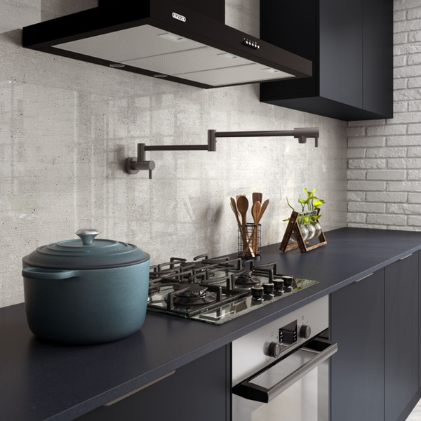 Fienza Kaya Pot Filler Wall Mixer Brushed Nickel Lf Sus304