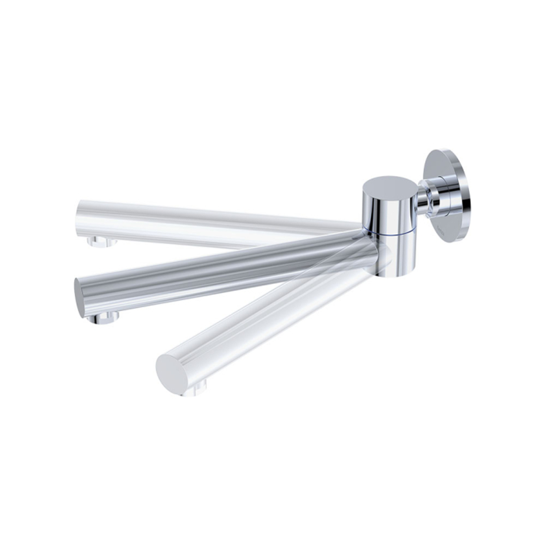 Fienza Kaya Swivel Basin/Bath Outlet Chrome