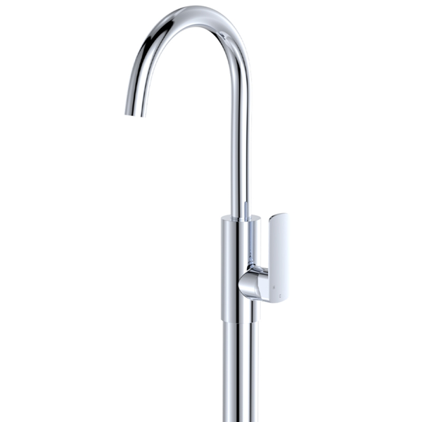 Fienza Tono Floor Mounted Basin/Bath Mixer Chrome Lf