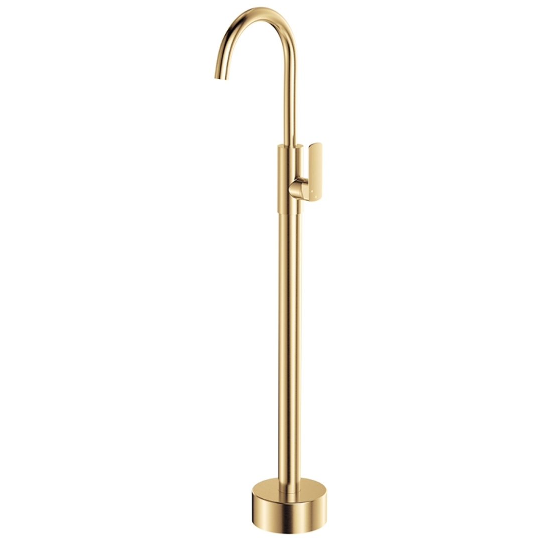 Fienza Tono Floor Mounted Basin/Bath Mixer Urban Brass Lf