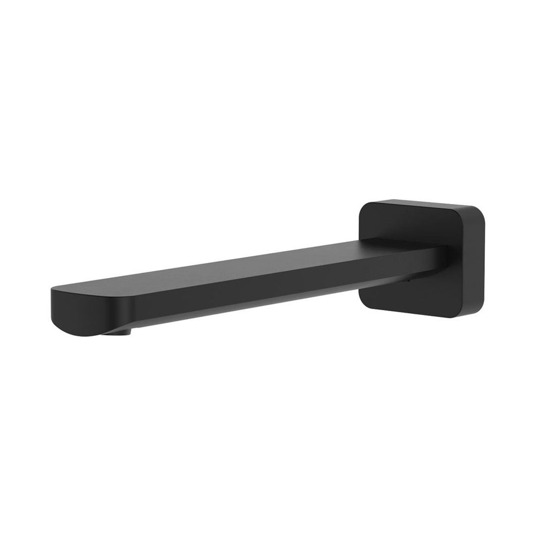 FIENZA TONO WALL BASIN/BATH 220MM OUTLET MATTE BLACK