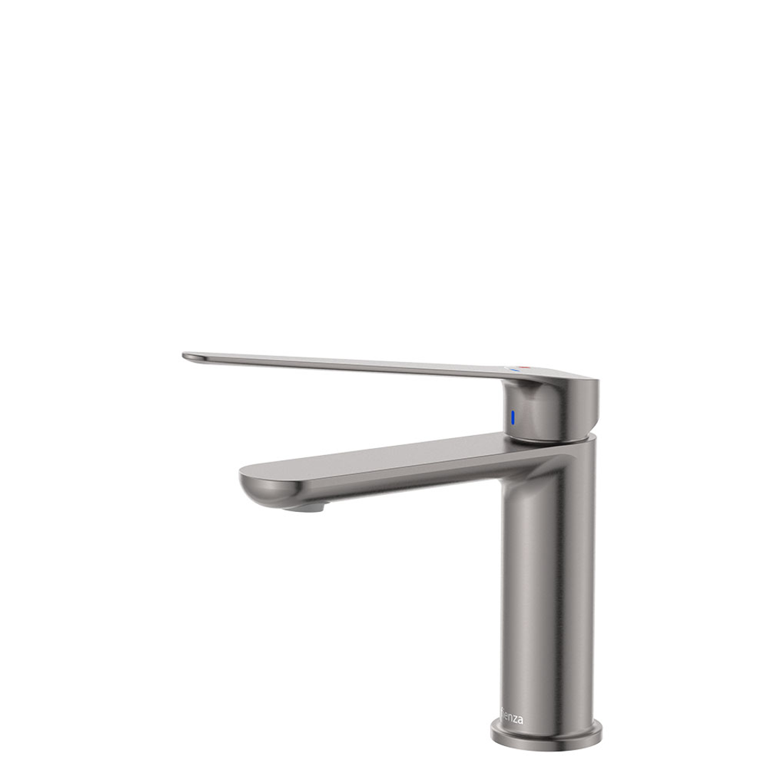 Fienza Empire Slim Care Basin Mixer Cold Start Gun Metal Lf