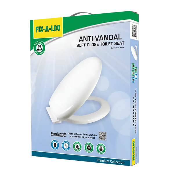 Fix-A-Loo Anti-Vandal Soft Close Toilet Seat (235763)