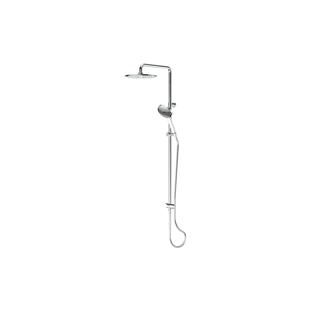 Greens Lavish Brass Twin Rail Shower Chrome