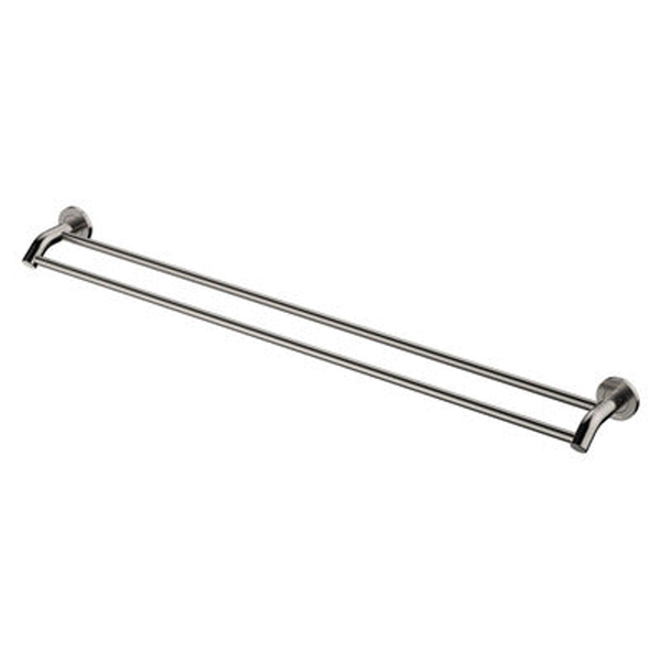 Fienza Kaya Double Towel Rail 900mm Brushed Nickel