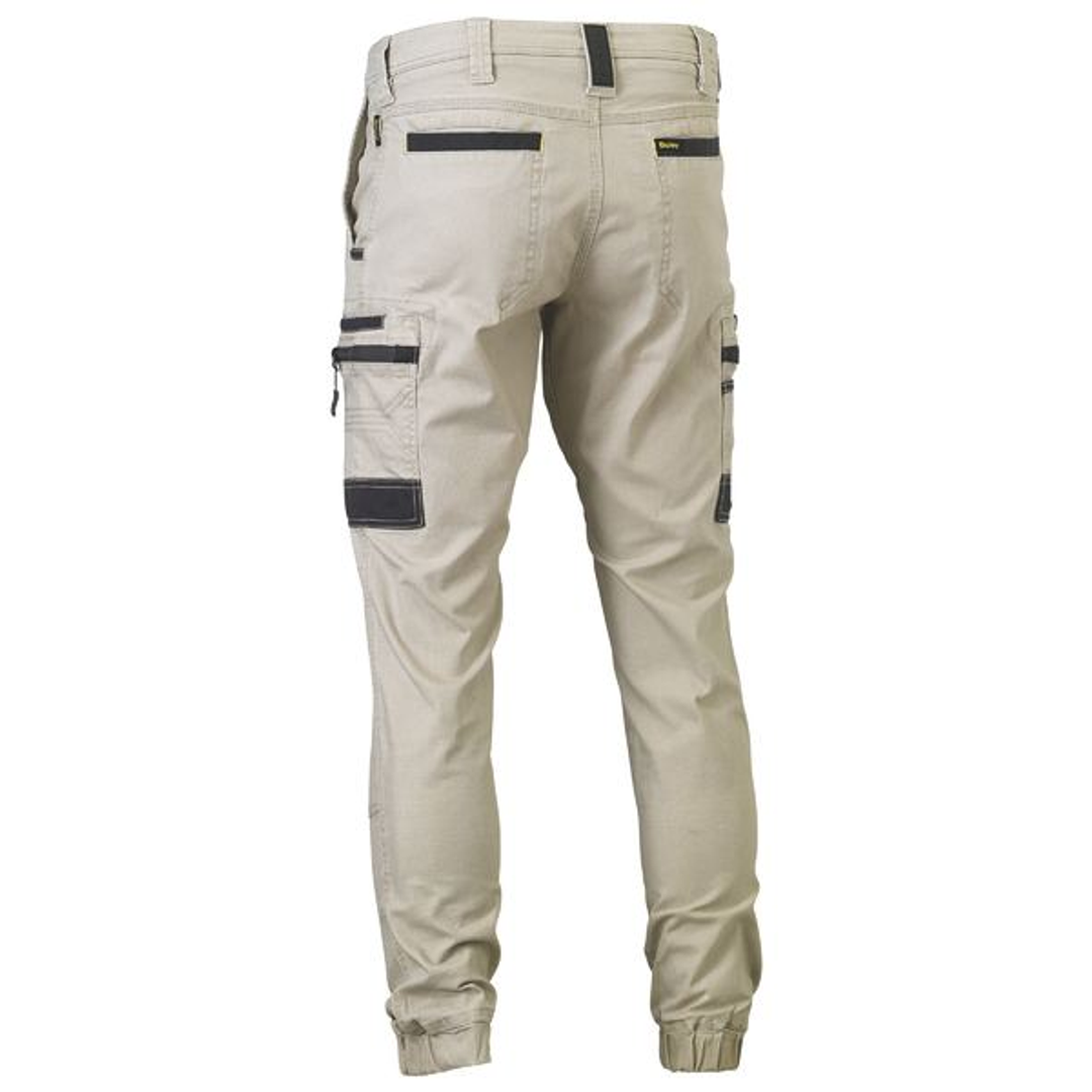 Bisley Flex & Move Stretch Cargo Cuff Pant Stone