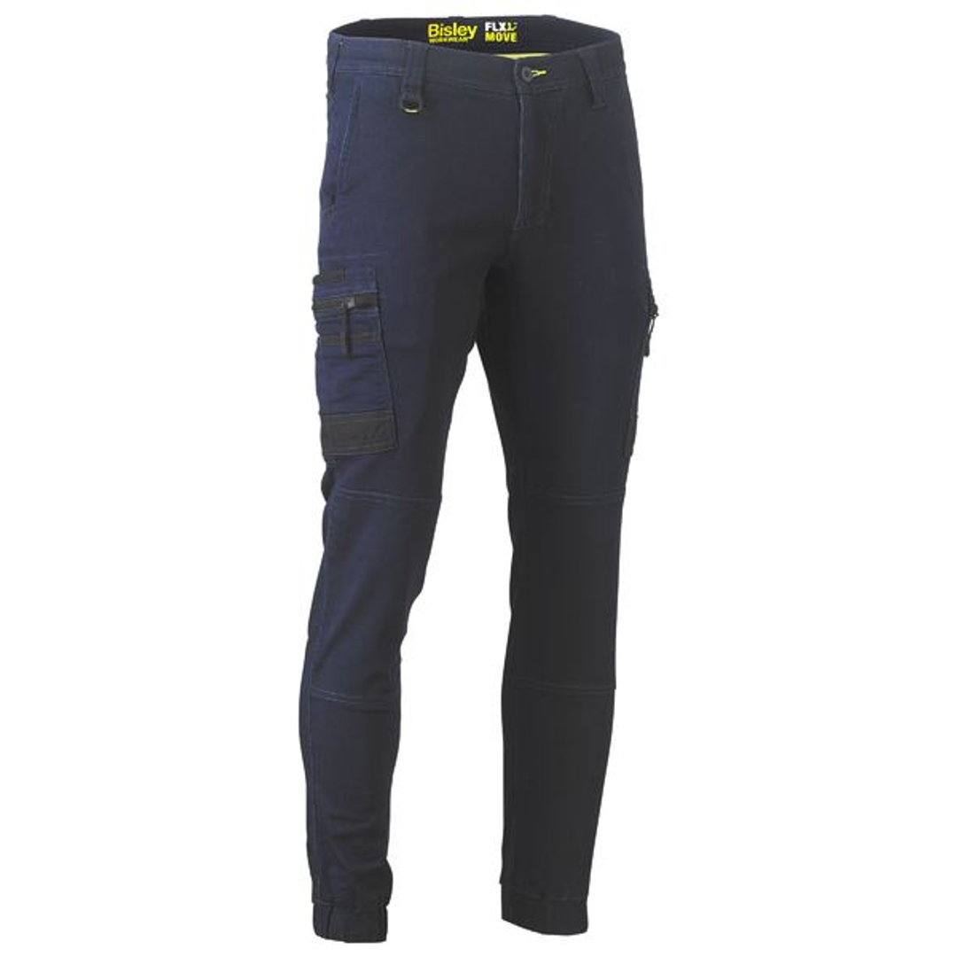 Bisley Flex & Move Stretch Cargo Cuff Pant Navy