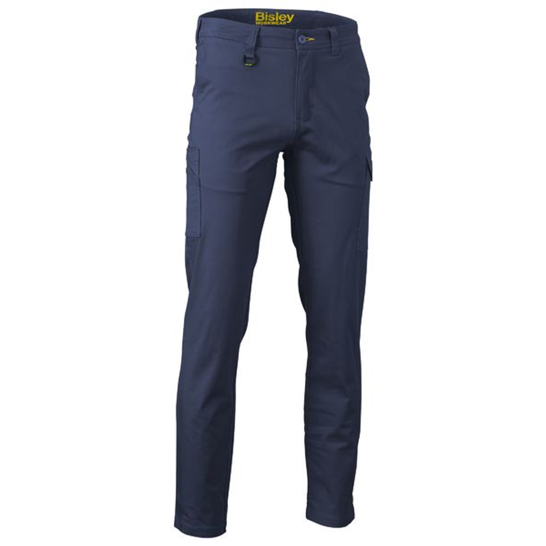 Bisley Stretch Cotton Drill Cargo Pant Navy