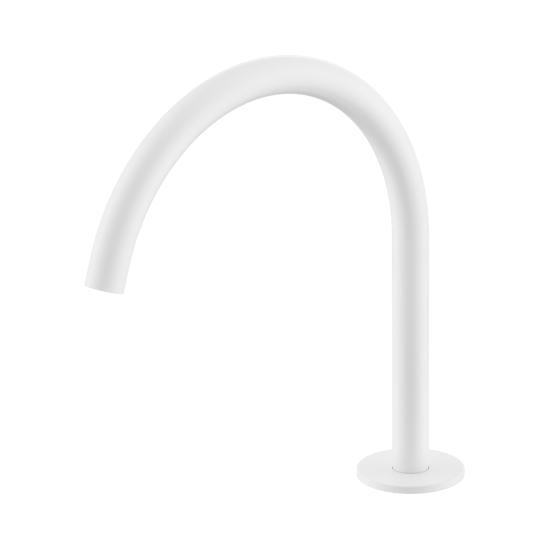 Nero Serenity Bath/Kitchen Arc Spout Matte White