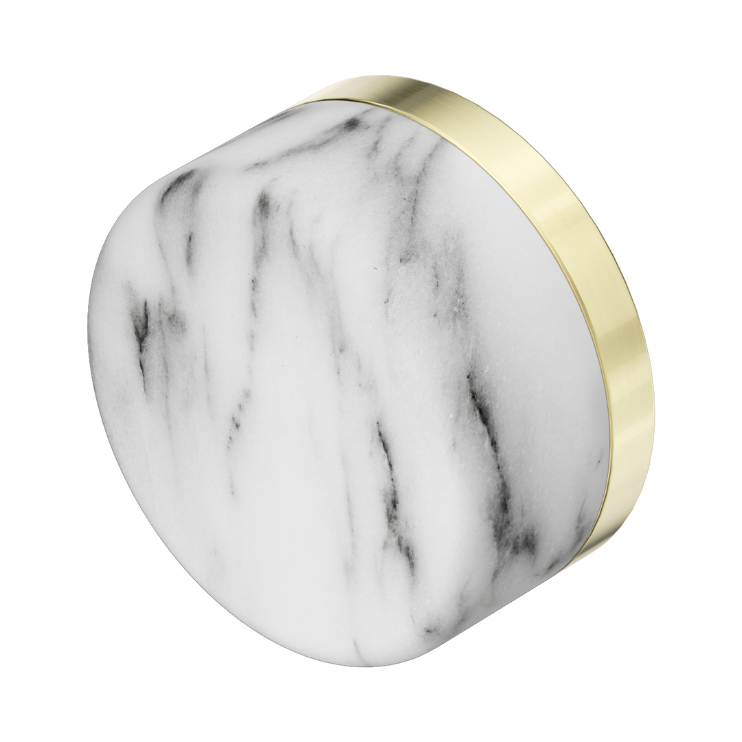 Nero Serenity Arabescato Corchia Handle Brushed Gold
