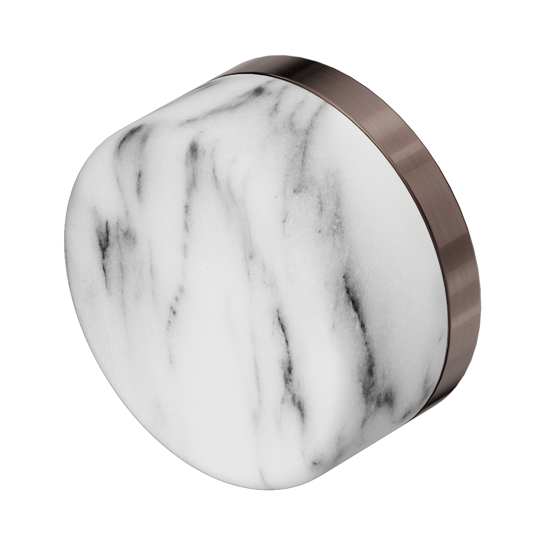 Nero Serenity Arabescato Corchia Handle Brushed Bronze