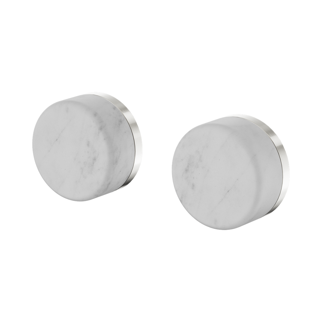 Nero Serenity Wall Top Assembly With Carrara Handle Brushed Nickel