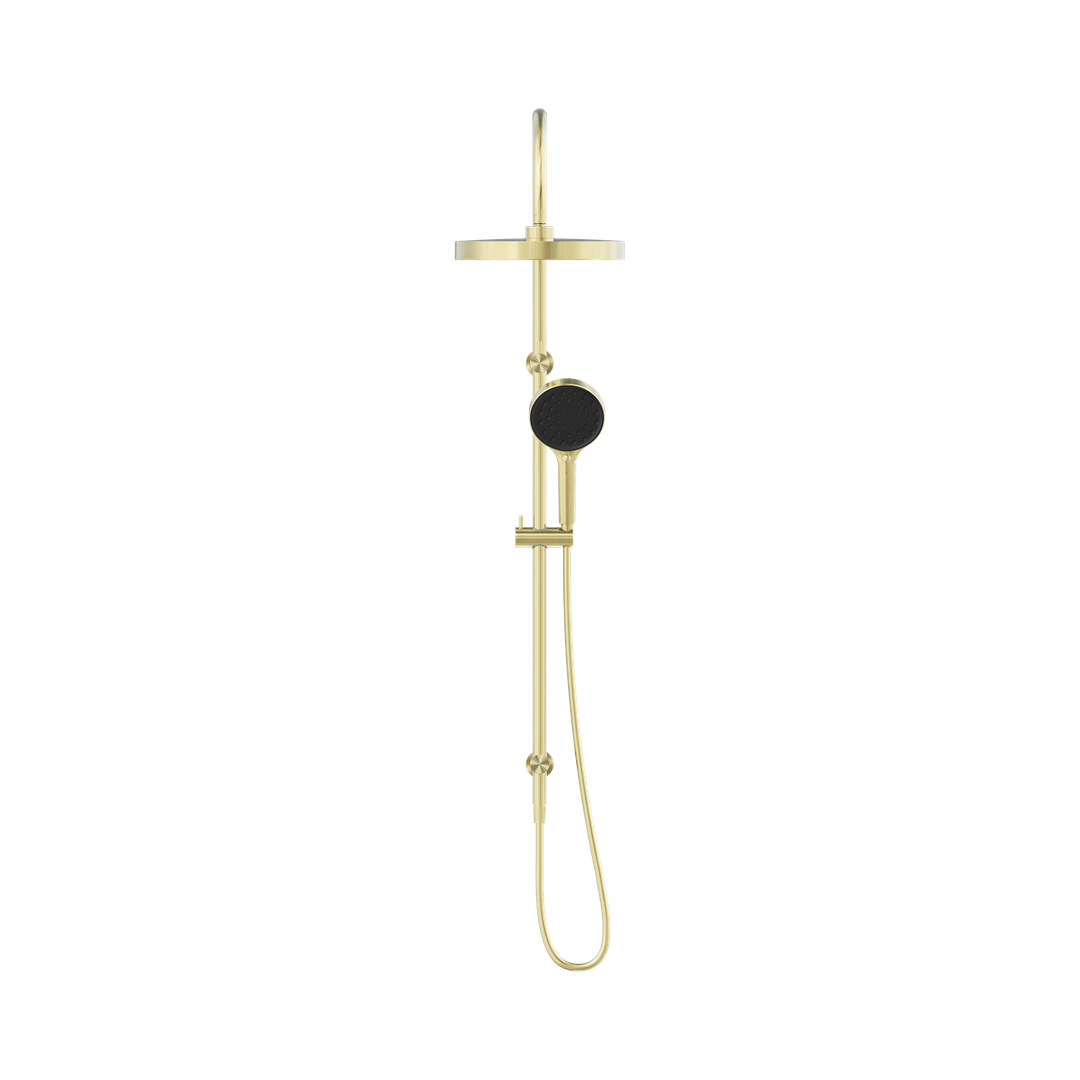 Nero Serenity Twin Shower Brushed Gold