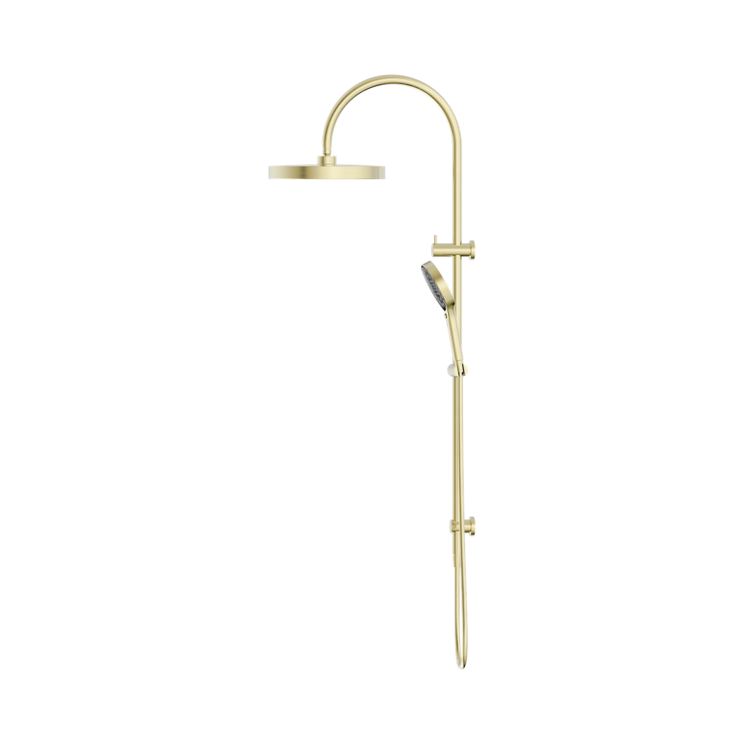 Nero Serenity Twin Shower Brushed Gold