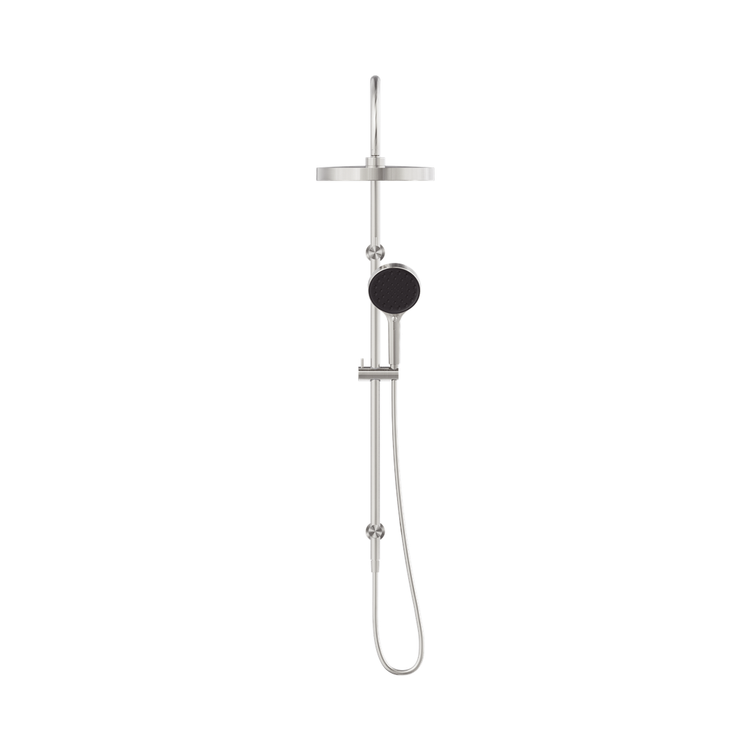 Nero Serenity Twin Shower Brushed Nickel