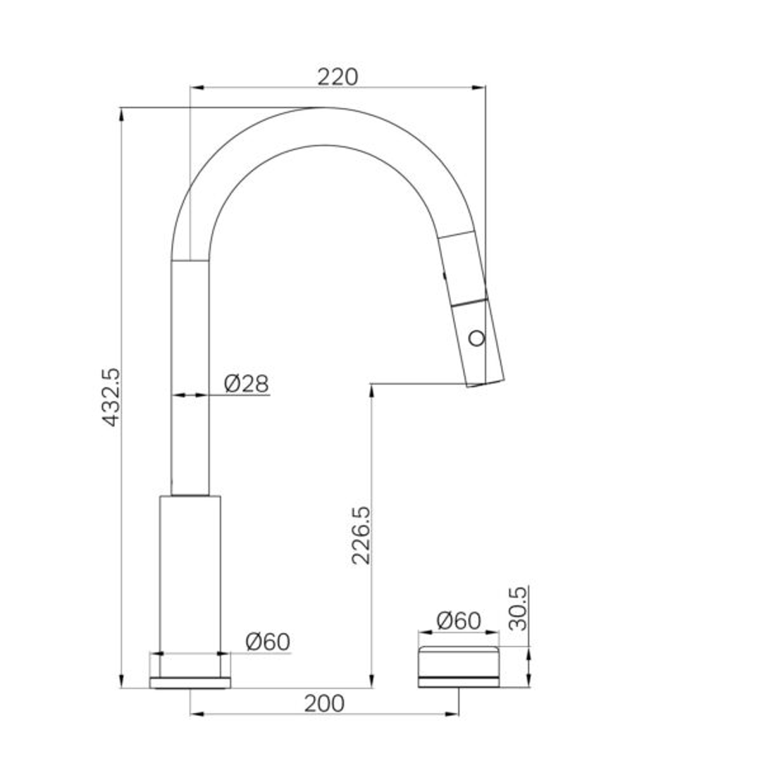 Nero Serenity Progressive Pull Out Kitchen Set With Verde Alpi Handle Matte Black