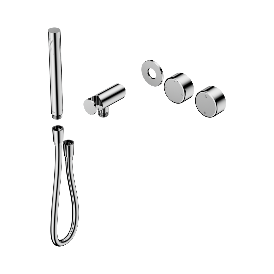 Nero Serenity Progressive Shower System With Metal Handle & Slim Shower Trim Kit Only Chrome